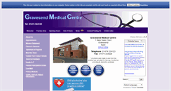 Desktop Screenshot of gravesendmedicalcentre.nhs.uk